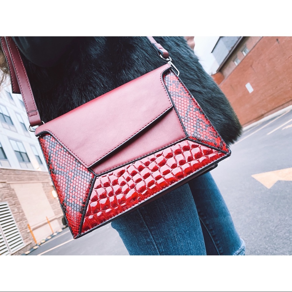 Red Leather Purse
